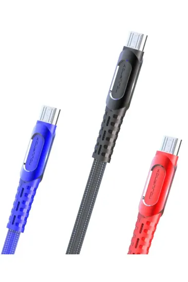 Konfulon DC28 Micro USB Kablo 1M 2.4A - Mavi resmi