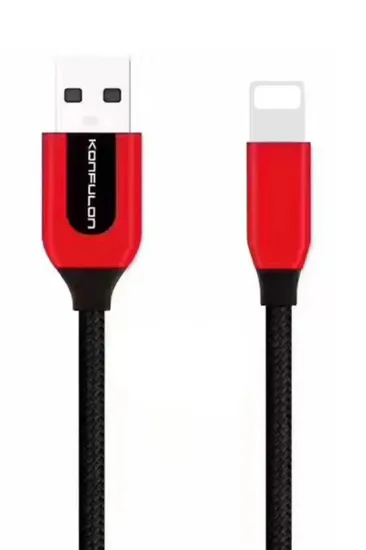 Konfulon S51 Lightning Kablo iphone Uyumlu 1M 3A - Kırmızı resmi
