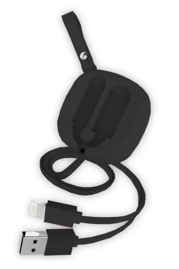 Konfulon S80 Lightning Kablo iphone Uyumlu 20cm-1M 2A - Siyah resmi