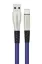 Konfulon S90 Metal Uçlu Type-C Kablo 1M 2.4A - Mavi resmi