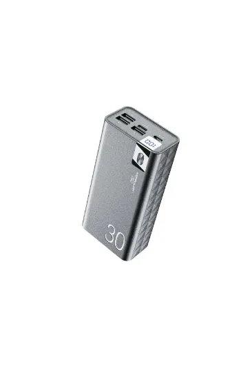 Konfulon A19 Dijital Ekranlı Powerbank 30.000 mAh Hızlı Şarj - Siyah resmi