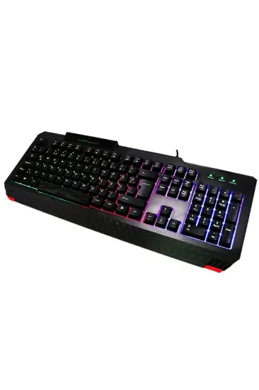Konfulon V2 RGB Işıklı Türkçe Q Kablolu Gaming Klavye resmi