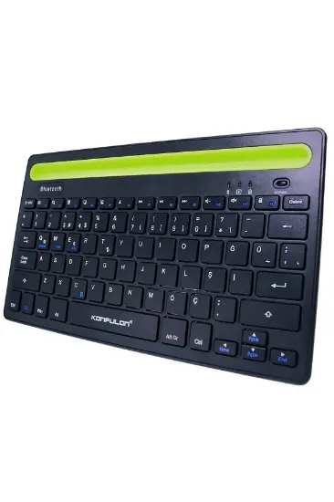 Konfulon V4 Bluetooth 5.0 Standlı Türkçe Q Klavye resmi