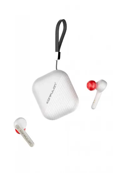 Konfulon BTS09 Kablosuz Airpods Kulaklık - Beyaz resmi