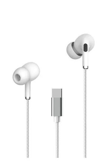 Konfulon INA16 Type-C Kablolu Kulak İçi Kulaklık - Beyaz resmi