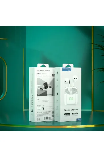 Konfulon BTS21 Kablosuz Airpods Kulaklık - Beyaz resmi
