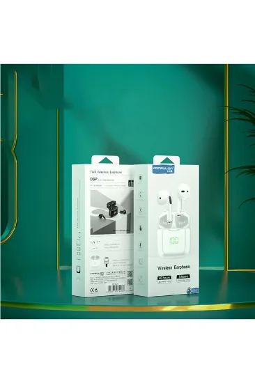 Konfulon BTS21 Kablosuz Airpods Kulaklık - Siyah resmi