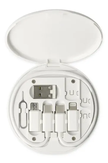 Konfulon SN06 3in1 Kablo ve Kart Düzenleyici - Beyaz resmi