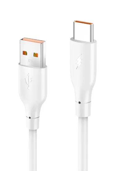 Konfulon DC65 USB to Type-C 1M 3.0A Hızlı Şarj Kablo - Beyaz resmi