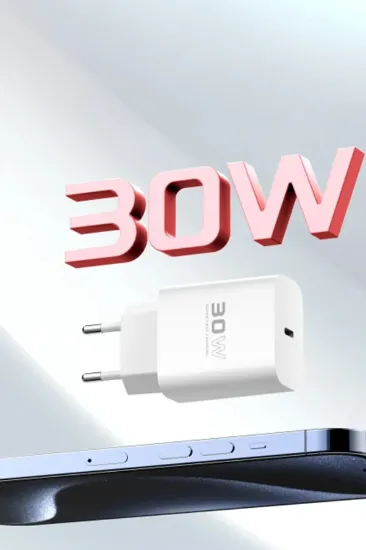 Konfulon C87C 30W Type-C Çıkışlı Ekstra DL51 1M Type-C to Type-C Kablolu PD Şarj Cihazı - Beyaz resmi