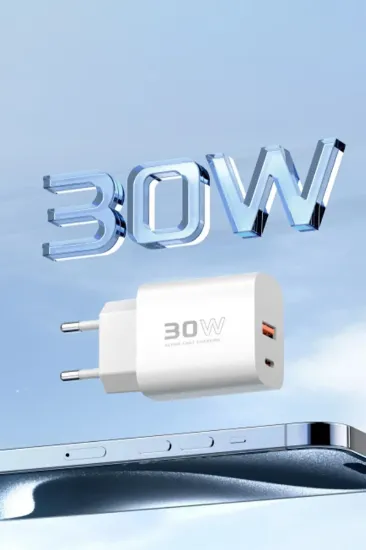 Konfulon C89Q 1 Adet 30W Type-C ve 1 Adet 22.5W USB Çıkışlı Ekstra DL49 1M USB to Type-C Kablolu PD Şarj Cihazı - Beyaz resmi