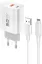 Konfulon C89Q 1 Adet 30W Type-C ve 1 Adet 22.5W USB Çıkışlı Ekstra DL48 1M USB to Lightning Kablolu PD Şarj Cihazı - Beyaz resmi