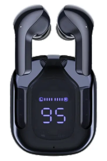 Konfulon GT13 Dijital Şarj Göstergeli Kablosuz Airpods Kulaklık - Siyah resmi