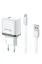 Konfulon C19Q 18W USB Çıkışlı Ekstra USB to Lightning Kablolu PD Hızlı Şarj Cihazı - Beyaz resmi