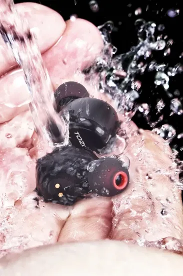 Tozo T6S Ultra Hafif IPX8 Su Geçirmez Bluetooth 5.3 Kablosuz Airpods Kulaklık - Siyah resmi