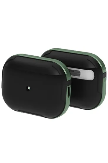 Movenchy Airpods Pro 2 (2.nesil) MO-A8 Armor Kılıf - Koyu Yeşil resmi