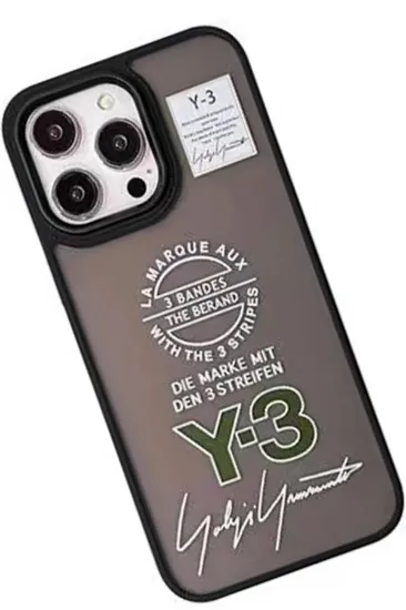 Movenchy iPhone 14 Pro Terra Desenli Kapak - Siyah - 1 resmi