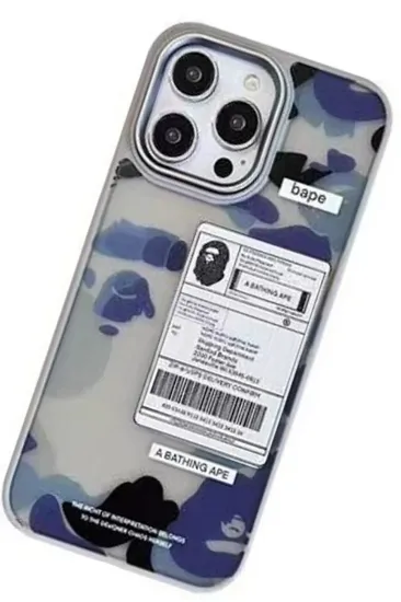 Movenchy iPhone 14 Pro Max Terra Desenli Kapak - Siyah - 3 resmi
