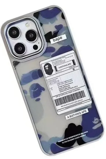 Movenchy iPhone 14 Pro Max Terra Desenli Kapak - Siyah - 3 resmi