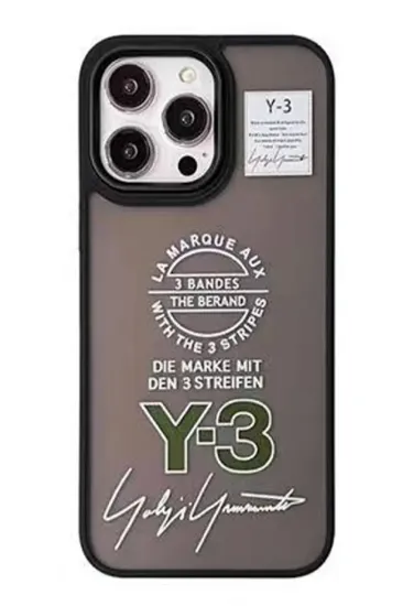 Movenchy iPhone 15 Pro Max Terra Desenli Kapak - Siyah - 1 resmi