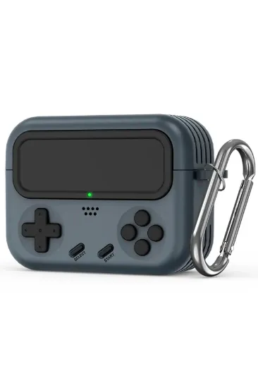 Movenchy Airpods Pro 2 (2.nesil) Game Device Kılıf - Siyah resmi