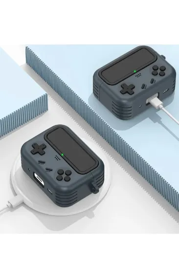 Movenchy Airpods Pro 2 (2.nesil) Game Device Kılıf - Siyah resmi