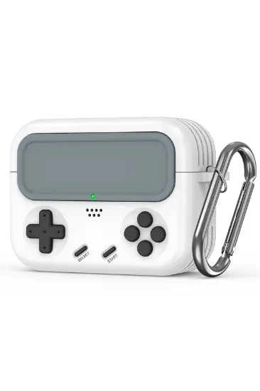 Movenchy Airpods Pro 2 (2.nesil) Game Device Kılıf - Beyaz resmi