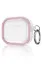 Movenchy Airpods Pro 2 (2.nesil) Shiny Şeffaf Kılıf - Pembe resmi