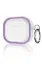 Movenchy Airpods Pro 2 (2.nesil) Shiny Şeffaf Kılıf - Mor resmi
