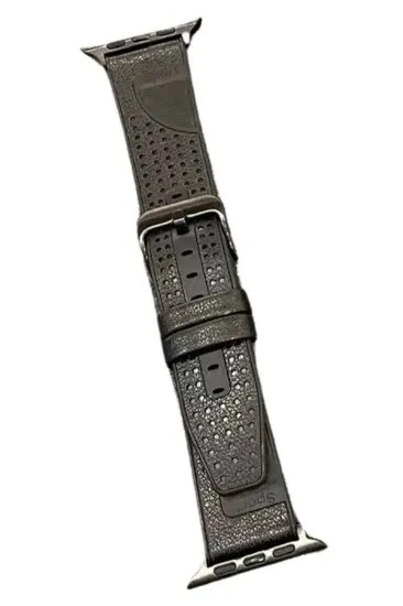 Movenchy Watch 45mm Buff Deri Kordon - Siyah resmi
