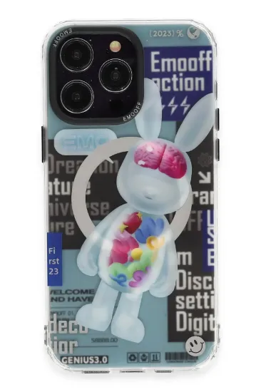 Keep Off iPhone 14 Pro Max Kılıf Clone Space Magsafe Kapak - Clone - 12 resmi