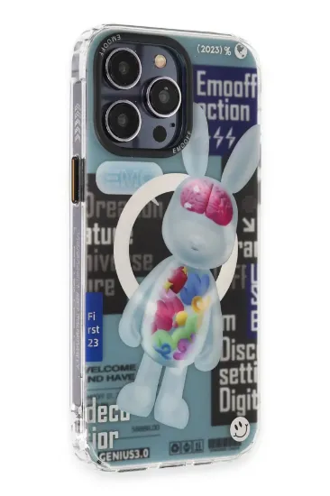 Keep Off iPhone 14 Pro Max Kılıf Clone Space Magsafe Kapak - Clone - 12 resmi
