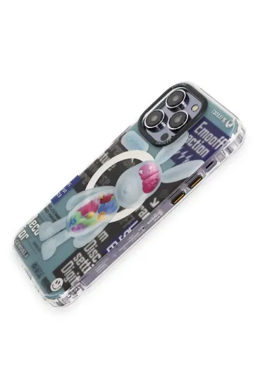 Keep Off iPhone 14 Pro Max Kılıf Clone Space Magsafe Kapak - Clone - 12 resmi