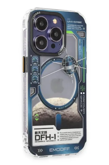 Keep Off iPhone 14 Pro Max Kılıf Clone Space Magsafe Kapak - Clone - 5 resmi