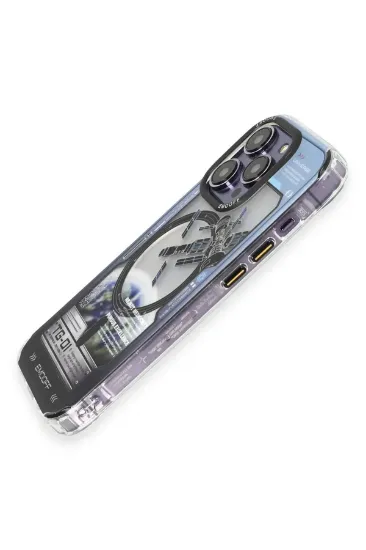 Keep Off iPhone 14 Pro Max Kılıf Clone Space Magsafe Kapak - Clone - 6 resmi