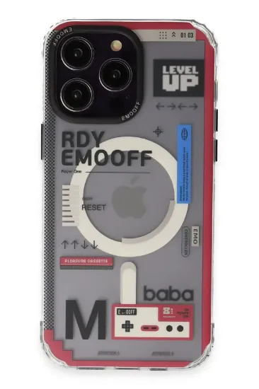 Keep Off iPhone 14 Pro Max Kılıf Clone Space Magsafe Kapak - Clone - 15 resmi