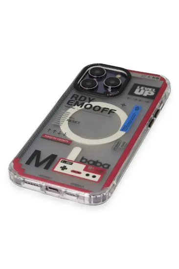 Keep Off iPhone 14 Pro Max Kılıf Clone Space Magsafe Kapak - Clone - 15 resmi