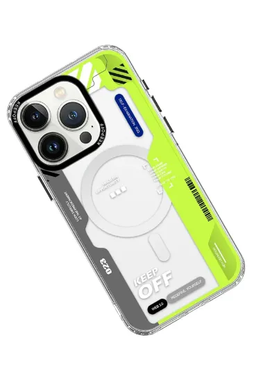Keep Off iPhone 15 Pro Imagination Of Time Magsafe Kapak - Change Myself resmi