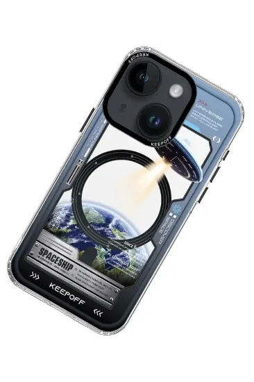 Keep Off iPhone 15 Aerospace Magsafe Kapak - Aircraft resmi