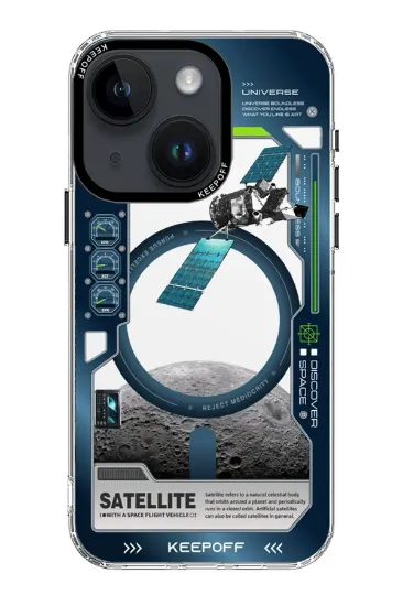 Keep Off iPhone 15 Aerospace Magsafe Kapak - Satellite resmi