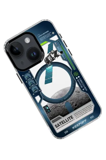 Keep Off iPhone 15 Aerospace Magsafe Kapak - Satellite resmi