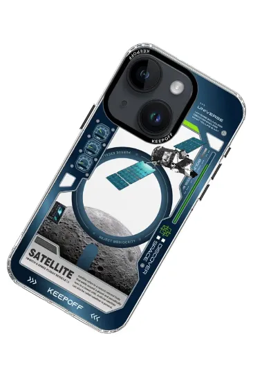 Keep Off iPhone 15 Aerospace Magsafe Kapak - Satellite resmi