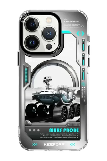 Keep Off iPhone 15 Pro Aerospace Magsafe Kapak - Explore resmi