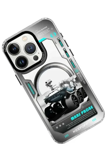 Keep Off iPhone 15 Pro Aerospace Magsafe Kapak - Explore resmi