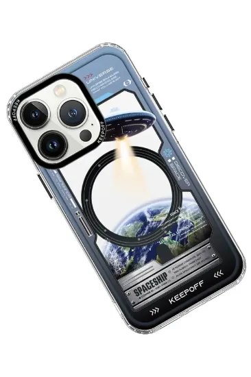 Keep Off iPhone 15 Pro Aerospace Magsafe Kapak - Aircraft resmi
