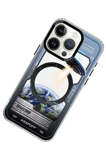 Keep Off iPhone 15 Pro Aerospace Magsafe Kapak - Aircraft resmi
