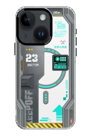 Keep Off iPhone 15 Future Armor Magsafe Kapak - Advance Attack resmi