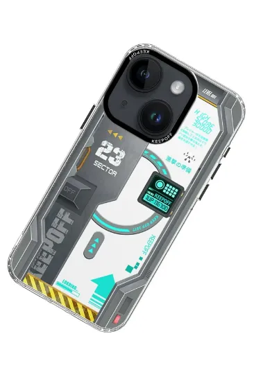 Keep Off iPhone 15 Future Armor Magsafe Kapak - Advance Attack resmi