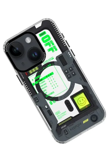 Keep Off iPhone 15 Future Armor Magsafe Kapak - Radiation resmi