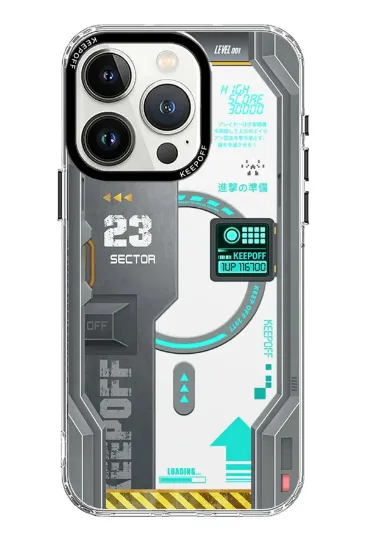 Keep Off iPhone 15 Pro Max Future Armor Magsafe Kapak - Advance Attack resmi